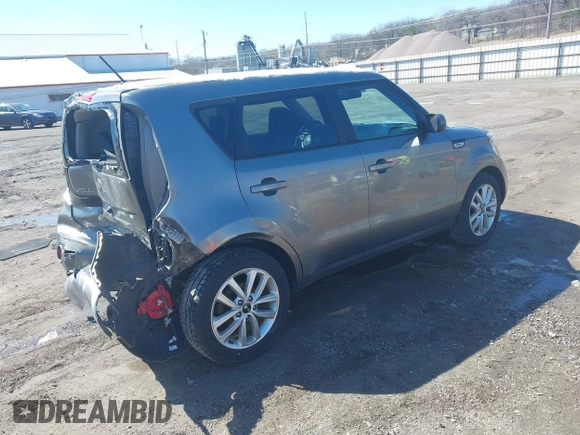2018 Kia Soul + with VIN KNDJP3A5XJ7535373, listed as a IAAI auction lot 41826774 with 90,745 mi miles and . Bid and sale history available at DreamBid. Image 4.