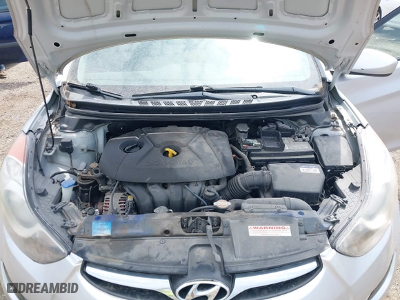 2012 Hyundai Elantra GLS with VIN KMHDH4AE0CU221022, listed as a IAAI auction lot 41981746 with 157,344 mi miles. Bid and sale history available at carsss.com. Image 10.