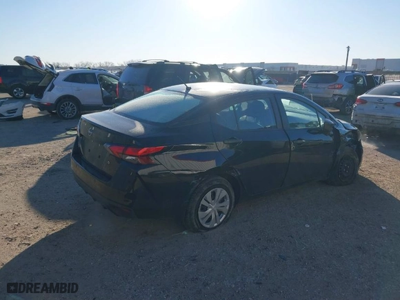 2024 Nissan Versa S with VIN 3N1CN8DV3RL872601, listed as a IAAI auction lot 41394798 with 16,993 mi miles. Bid and sale history available at carsss.com. Image 4.