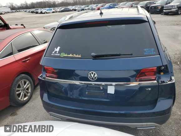 2018 Volkswagen Atlas S z VIN 1V2AR2CA9JC588635, wystawiony jako Copart lot #77385294 z przebiegiem 120 300 mil mil oraz Szkoda całkowita • Salvage title. Historia ofert i sprzedaży dostępna na DreamBid. Obrazek 6.
