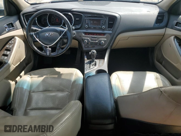 2013 Kia Optima EX z VIN 5XXGN4A78DG259164, wystawiony jako Copart lot #54259345 z przebiegiem 165 326 mil mil oraz Czysty tytuł • Clean title. Historia ofert i sprzedaży dostępna na DreamBid. Obrazek 8.
