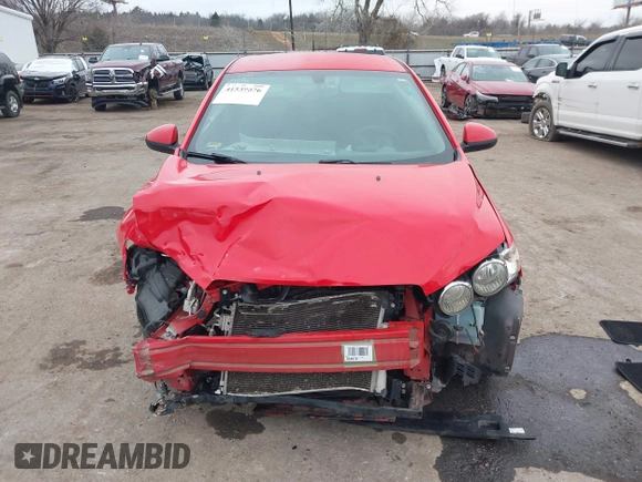 2014 Chevrolet Sonic LT with VIN 1G1JC6SH9E4111348, listed as a IAAI auction lot 41539076 with 70,252 mi miles. Bid and sale history available at carsss.com. Image 13.