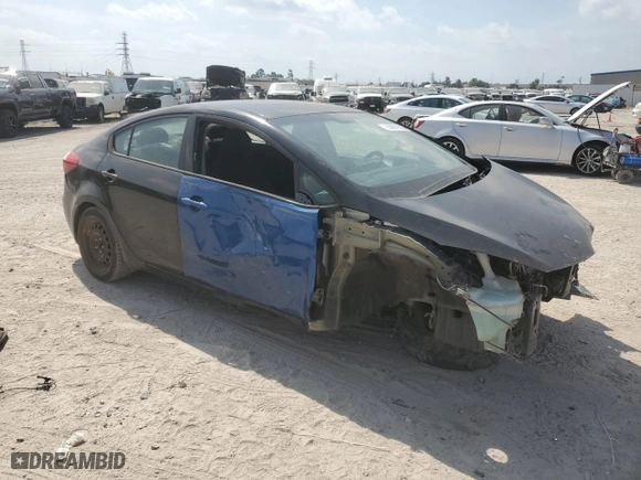 2014 Kia Forte LX with VIN KNAFX4A60E5057547, listed as a Copart auction lot 53881925 with 191,597 mi miles and Salvage Title. Bid and sale history available at carsss.com. Image 4.