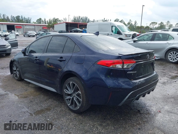 2021 Toyota Corolla SE with VIN JTDS4MCE6MJ054785, listed as a IAAI auction lot 41881709 with 62,833 mi miles. Bid and sale history available at carsss.com. Image 12.