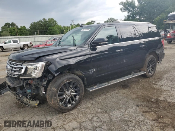 2019 Ford Expedition Max Limited with VIN 1FMJK1KT1KEA19735, listed as a Copart auction lot 56634085 with 147,154 mi miles and Salvage title. Bid and sale history available at DreamBid. Image 1.