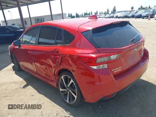 2022 Subaru Impreza Special Sports with VIN 4S3GTAL67N3724575, listed as a IAAI auction lot 42375237 with 21,787 mi miles and . Bid and sale history available at DreamBid. Image 3.