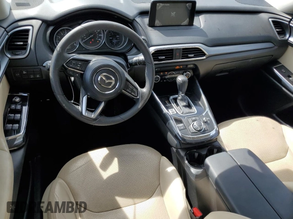 2017 Mazda CX-9 Touring with VIN JM3TCACY7H0127925, listed as a Copart auction lot 49811645 with 100,954 mi miles and Salvage title. Bid and sale history available at DreamBid. Image 8.