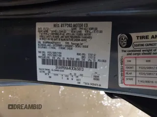 2012 Ford Fusion SE with VIN 3FAHP0HA4CR365013, listed as a IAAI auction lot 42390720 with 181,853 mi miles and . Bid and sale history available at DreamBid. Image 9.