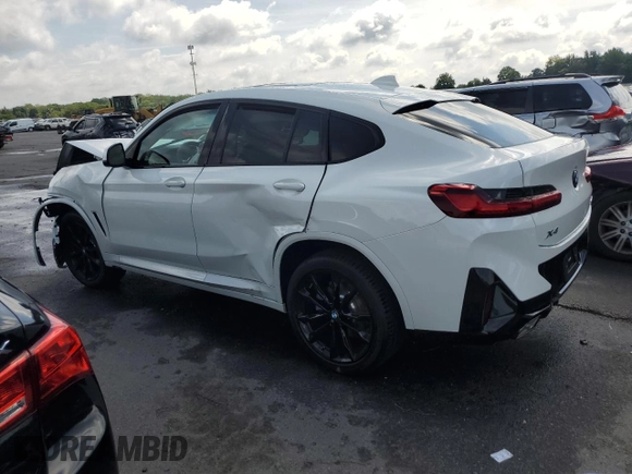 2023 BMW X4 xDrive30i with VIN 5UX33DT04P9S86799, listed as a Copart auction lot 66186003 with 0 mi miles. Bid and sale history available at carsss.com. Image 2.