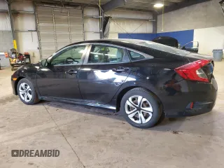 2018 Honda Civic LX with VIN 19XFC2F5XJE204085, listed as a Copart auction lot 51323935 with 164,201 mi miles and Salvage Title. Bid and sale history available at carsss.com. Image 2.