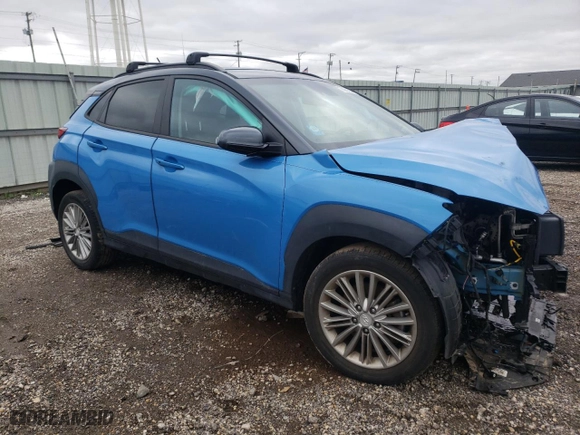 2021 Hyundai Kona SEL with VIN KM8K2CAA3MU620685, listed as a Copart auction lot 78901654 with NaN miles and Salvage Title. Bid and sale history available at carsss.com. Image 4.