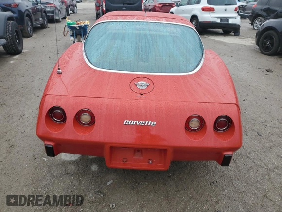 1978 Chevrolet Corvette z VIN 1Z8748S430085, wystawiony jako Copart lot #80958584 z przebiegiem 1 768 mil mil oraz Szkoda całkowita • Salvage title. Historia ofert i sprzedaży dostępna na DreamBid. Obrazek 10.