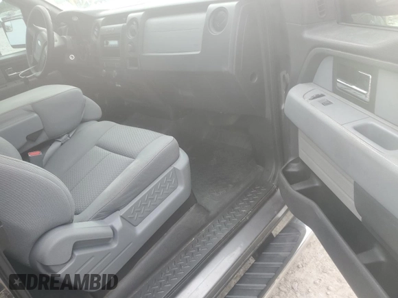 2013 Ford F-150 XL with VIN 1FTEX1CM2DFB20777, listed as a Copart auction lot 59378055 with 163,128 mi miles and Salvage title. Bid and sale history available at DreamBid. Image 8.