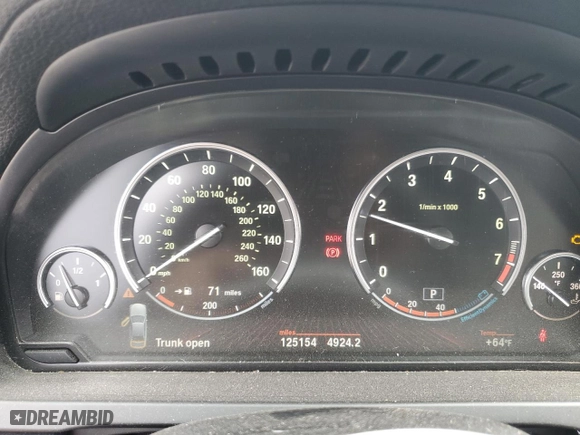 2010 BMW 7 Series 750i with VIN WBAKA8C51ACY36084, listed as a Copart auction lot 48072195 with 125,154 mi miles and Salvage Title. Bid and sale history available at carsss.com. Image 9.
