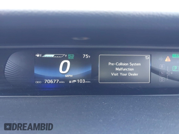 2019 Toyota Mirai with VIN JTDBVRBD4KA006749, listed as a IAAI auction lot 42287199 with 70,677 mi miles and . Bid and sale history available at DreamBid. Image 7.