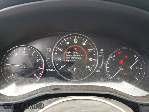 2023 Mazda CX-30 S with VIN 3MVDMBAM6PM549095, listed as a Copart auction lot 53027665 with 53,804 mi miles and Salvage title. Bid and sale history available at DreamBid. Image 9.