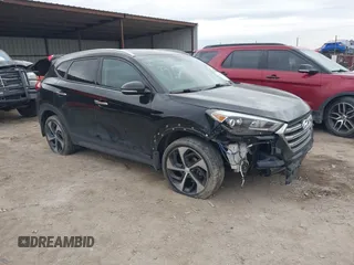 2016 Hyundai Tucson Eco with VIN KM8J3CA25GU257036, listed as a IAAI auction lot 41453539 with 68,235 mi miles. Bid and sale history available at carsss.com. Image 1.