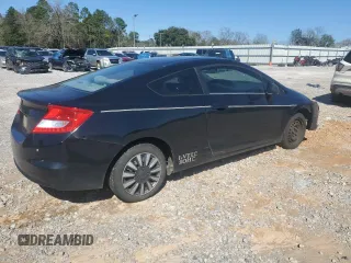 2012 Honda Civic Cpe LX with VIN 2HGFG3B51CH523318, listed as a Copart auction lot 47490915 with 0 mi miles and Salvage Title. Bid and sale history available at carsss.com. Image 3.