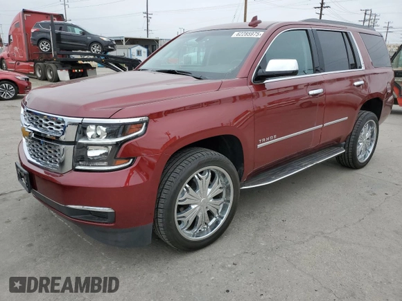 2018 Chevrolet Tahoe LS with VIN 1GNSCAEC7JR362503, listed as a Copart auction lot 62285975 with 15,825 mi miles and Salvage title. Bid and sale history available at DreamBid. Image 1.