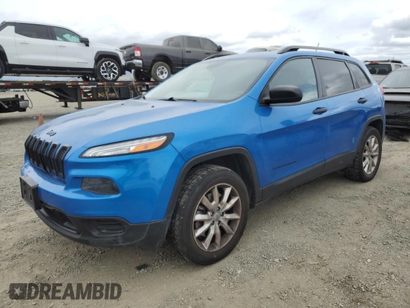 2017 Jeep Cherokee Sport с VIN 1C4PJLAB7HW619264, выставлен на аукционе Copart как лот 54589805 с пробегом 108 004 миль миль и Списание • Salvage title. История ставок и продаж доступна на DreamBid. Изображение 1.