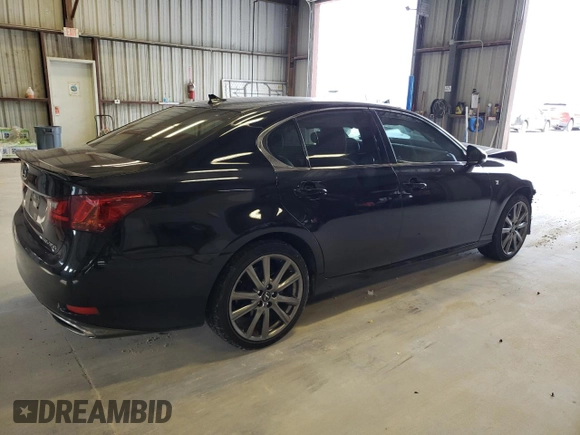 2014 Lexus GS 350 with VIN JTHCE1BL6E5024436, listed as a Copart auction lot 66339854 with 63,216 mi miles and Salvage Title. Bid and sale history available at carsss.com. Image 3.