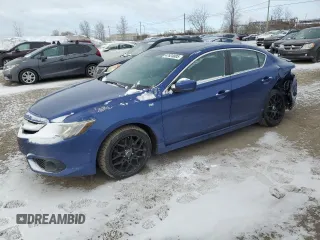 2016 Acura ILX w/Premium/A-SPEC Pkg with VIN 19UDE2F85GA800620, listed as a Copart auction lot 47624805 with 122,366 mi miles and Salvage Title. Bid and sale history available at carsss.com. Image 1.