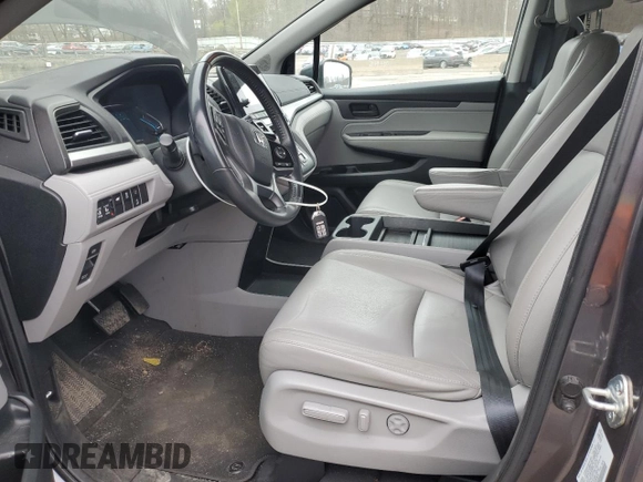 2020 Honda Odyssey EX-L with VIN 5FNRL6H75LB068609, listed as a Copart auction lot 52558295 with 59,841 mi miles and Salvage Title. Bid and sale history available at carsss.com. Image 7.