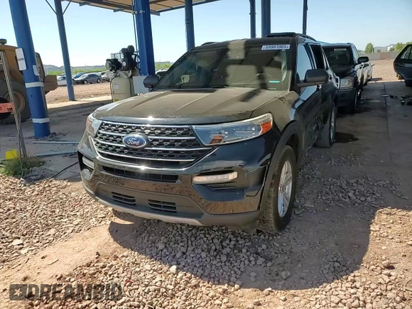 2022 Ford Explorer XLT z VIN 1FMSK8DH3NGA53321, wystawiony jako Copart lot #59983905 z przebiegiem 59 012 mil mil oraz Szkoda całkowita • Salvage title. Historia ofert i sprzedaży dostępna na DreamBid. Obrazek 14.