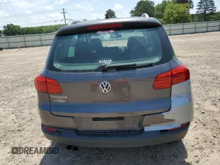 2016 Volkswagen Tiguan SE with VIN WVGAV7AXXGW502267, listed as a Copart auction lot 54916725 with 105,926 mi miles and Clean title. Bid and sale history available at DreamBid. Image 6.