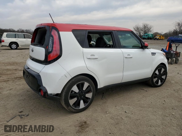 2016 Kia Soul + with VIN KNDJP3A57G7293344, listed as a Copart auction lot 49717085 with 95,885 mi miles and Salvage Title. Bid and sale history available at carsss.com. Image 3.