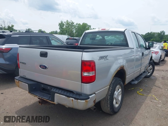 2005 Ford F-150 STX with VIN 1FTRX14W05FB41582, listed as a IAAI auction lot 42545331 with 111,555 mi miles and . Bid and sale history available at DreamBid. Image 4.