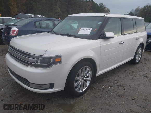 2014 Ford Flex Limited with VIN 2FMGK5D80EBD36058, listed as a IAAI auction lot 40819765 with 136,276 mi miles. Bid and sale history available at carsss.com. Image 19.