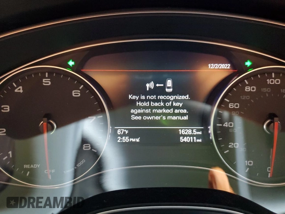 2016 Audi A6 2.0T Premium Plus with VIN WAUDFAFC9GN116038, listed as a Copart auction lot 69651912 with 54,011 mi miles. Bid and sale history available at carsss.com. Image 9.