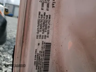 2016 Ram ProMaster City Cargo Tradesman SLT with VIN ZFBERFBT4G6B08446, listed as a Copart auction lot 51034355 with 187,553 mi miles and Salvage title. Bid and sale history available at DreamBid. Image 12.