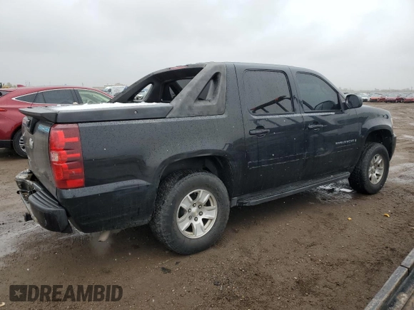 2007 Chevrolet Avalanche LTZ with VIN 3GNFK12377G133496, listed as a Copart auction lot 53552685 with 182,746 mi miles and Salvage Title. Bid and sale history available at DreamBid. Image 3.