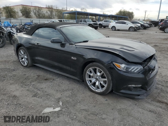 2015 Ford Mustang GT Premium with VIN 1FATP8FF8F5329274, listed as a Copart auction lot 86658534 with 27,678 mi miles and Salvage title. Bid and sale history available at DreamBid. Image 4.