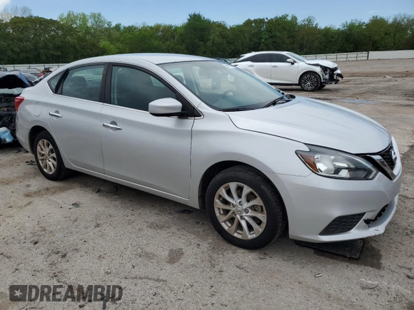2019 Nissan Sentra SV with VIN 3N1AB7AP4KL622046, listed as a Copart auction lot 54613975 with 81,767 mi miles and Clean Title. Bid and sale history available at carsss.com. Image 4.