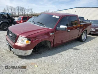 2006 Ford F-150 XLT with VIN 1FTRW14WX6KC17353, listed as a Copart auction lot 49686125 with 141,117 mi miles and Salvage Title. Bid and sale history available at carsss.com. Image 1.