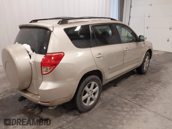2008 Toyota RAV4 Ltd with VIN JTMZK31V486012044, listed as a IAAI auction lot 41305510 with 131,281 mi miles. Bid and sale history available at carsss.com. Image 4.