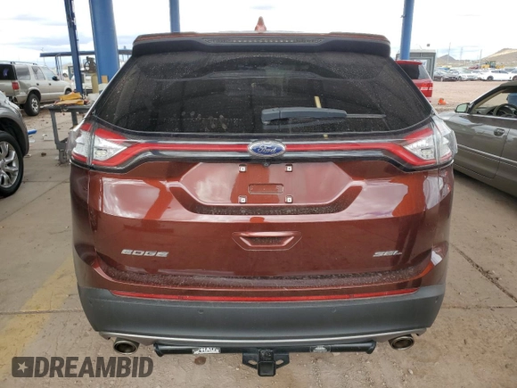 2016 Ford Edge SEL with VIN 2FMPK3J80GBC25053, listed as a Copart auction lot 48904005 with 176,325 mi miles and Salvage Title. Bid and sale history available at carsss.com. Image 6.