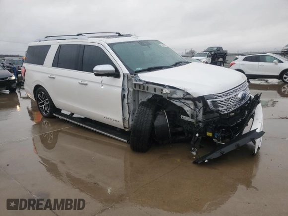 2018 Ford Expedition Max Platinum with VIN 1FMJK1MT2JEA30223, listed as a Copart auction lot 86202404 with 131,174 mi miles and Salvage title. Bid and sale history available at DreamBid. Image 4.