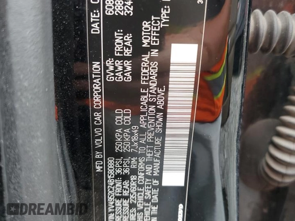 2011 Volvo XC90 I6 с VIN YV4952CZ4B1580880, выставлен на аукционе Copart как лот 56385895 с пробегом 161 825 миль миль и Чистый • Clean title. История ставок и продаж доступна на DreamBid. Изображение 13.