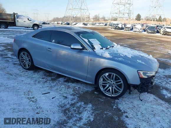 2015 Audi S5 Premium Plus with VIN WAUCGAFR8FA039309, listed as a IAAI auction lot 41363365 with 130,930 mi miles. Bid and sale history available at carsss.com. Image 1.
