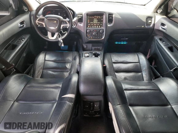 2017 Dodge Durango Citadel Anodized Platinum with VIN 1C4RDHEG9HC680684, listed as a Copart auction lot 62520415 with 122,843 mi miles and Salvage title. Bid and sale history available at DreamBid. Image 8.
