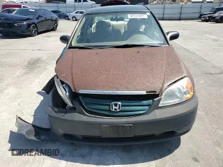 2001 Honda Civic LX with VIN 2HGES16501H606650, listed as a Copart auction lot 52537465 with 199,341 mi miles and Salvage Title. Bid and sale history available at carsss.com. Image 11.