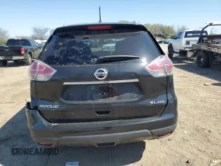 2016 Nissan Rogue SL with VIN 5N1AT2MV2GC834739, listed as a Copart auction lot 52428095 with 56,641 mi miles and Salvage Title. Bid and sale history available at DreamBid. Image 6.