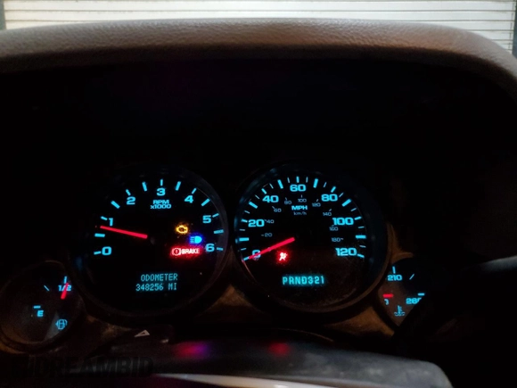 2008 Chevrolet Silverado 1500 Work Truck with VIN 1GCEC14C18Z226305, listed as a Copart auction lot 44736615 with 348,256 mi miles and Salvage Title. Bid and sale history available at carsss.com. Image 9.