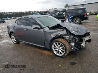 2012 Lexus IS 250 with VIN JTHCF5C22C5059787, listed as a Copart auction lot 45047255 with 190,001 mi miles and Salvage Title. Bid and sale history available at DreamBid. Image 4.