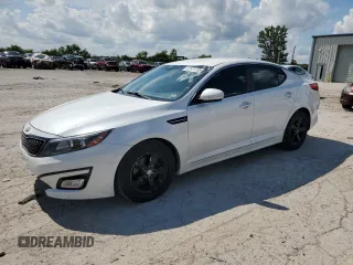 2015 Kia Optima LX with VIN KNAGM4A72F5593181, listed as a Copart auction lot 62071235 with 171,216 mi miles and Salvage title. Bid and sale history available at DreamBid. Image 1.
