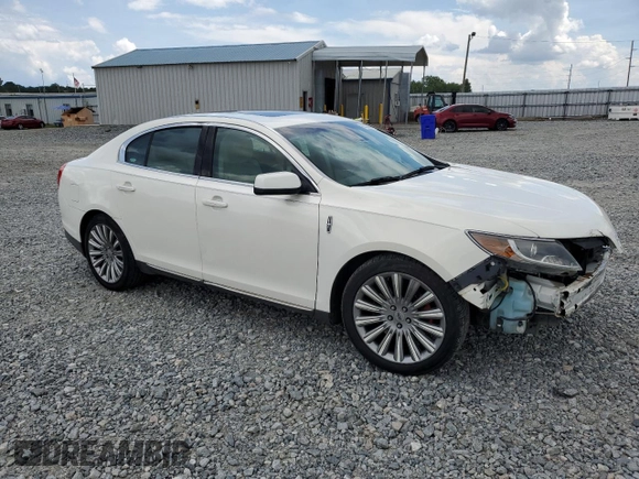2013 Lincoln MKS with VIN 1LNHL9DK2DG604085, listed as a Copart auction lot 60325385 with 172,808 mi miles and Salvage title. Bid and sale history available at DreamBid. Image 4.